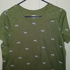 EveryWear Printed Slub-Knit T-Shirt for Women